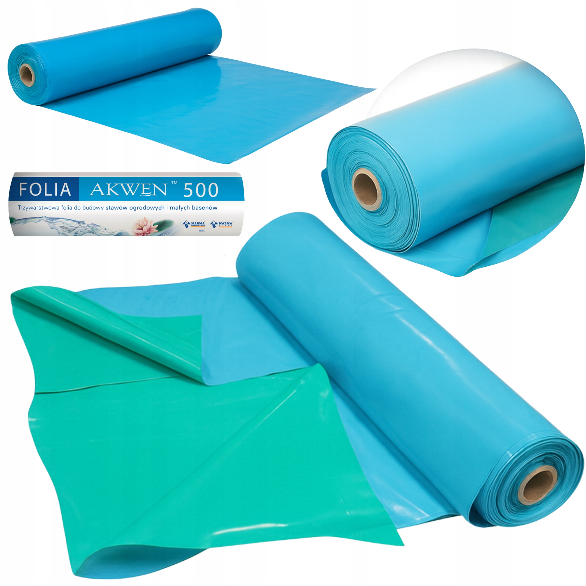 Fólie Silná Modrozelená Fólie Fólie 8x10m