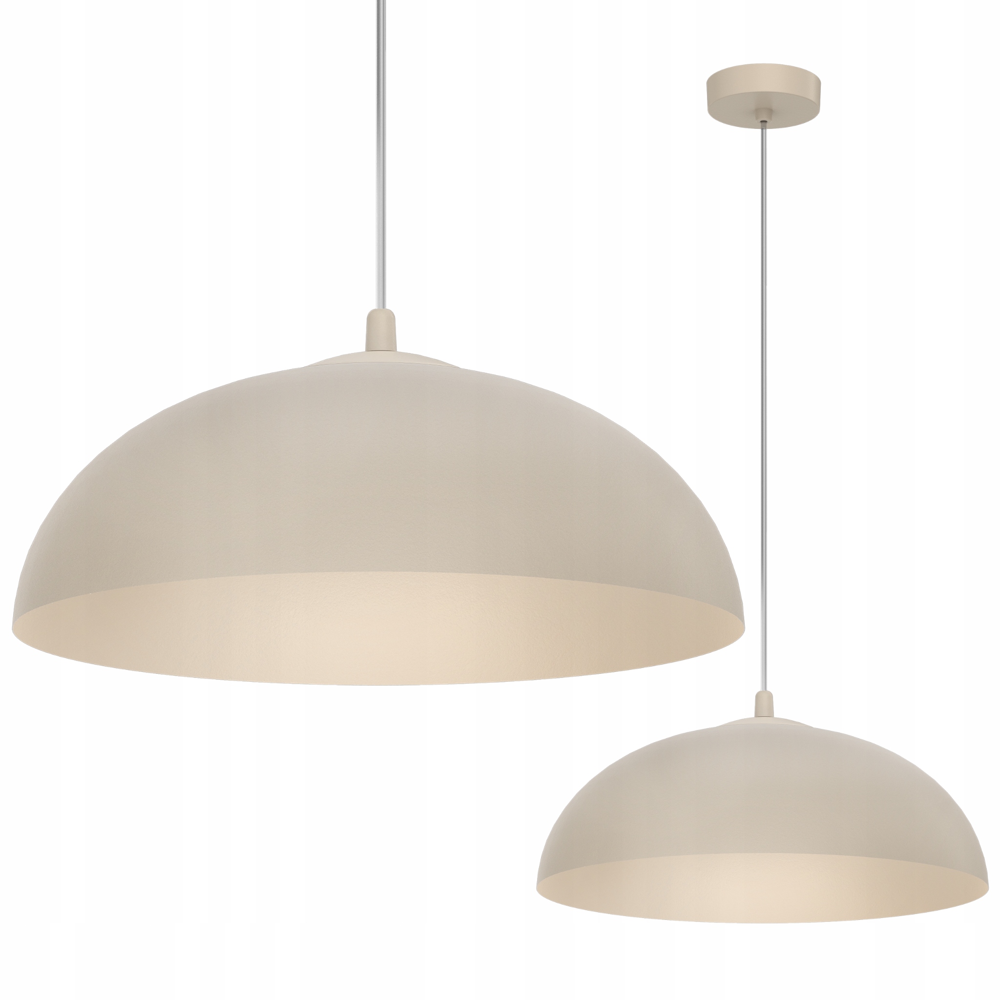 LAMPA WISZĄCA SUFITOWA ŻYRANDOL MISA KASZMIROWA BEŻOWA JAPANDI DO KUCHNI