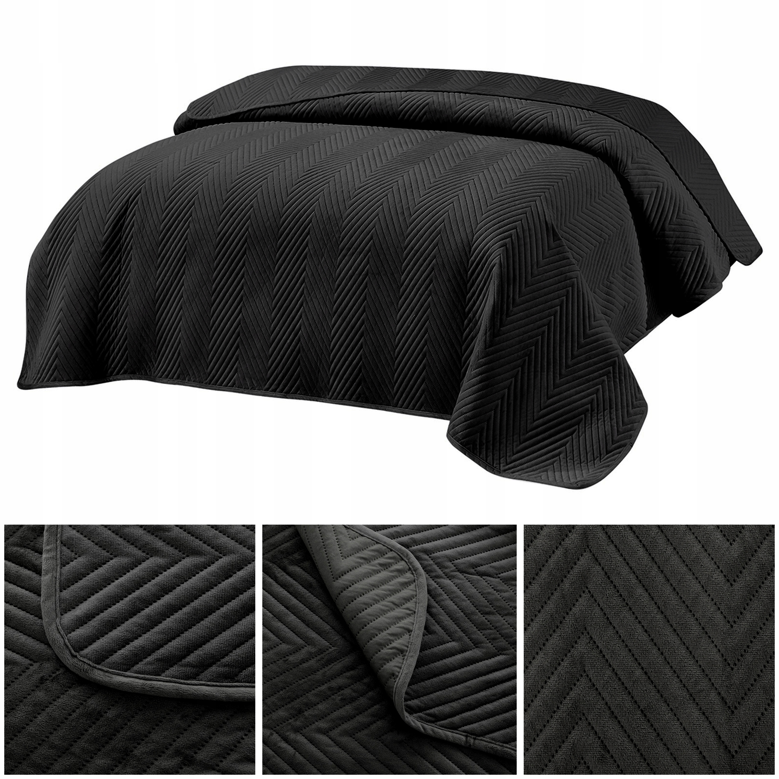 Přikrývka 220x240 na postel gauč kapa Prošívaná Velurová Barvy dle výběru