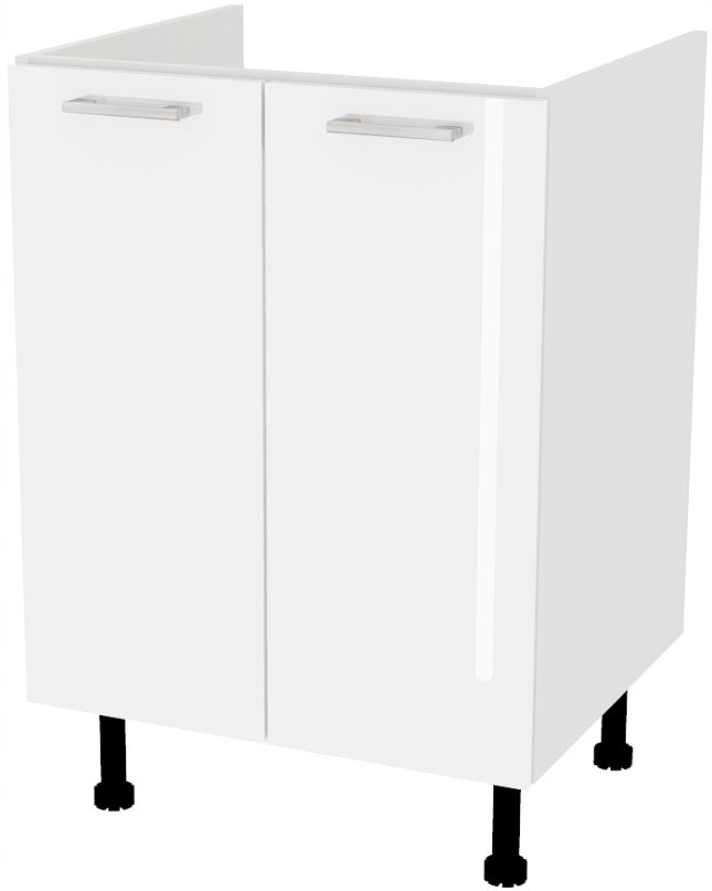 Кухонный шкаф акриловый белый глянец-S_s60zl_2f_lbp код производителя ABBPb_S60ZL_2F