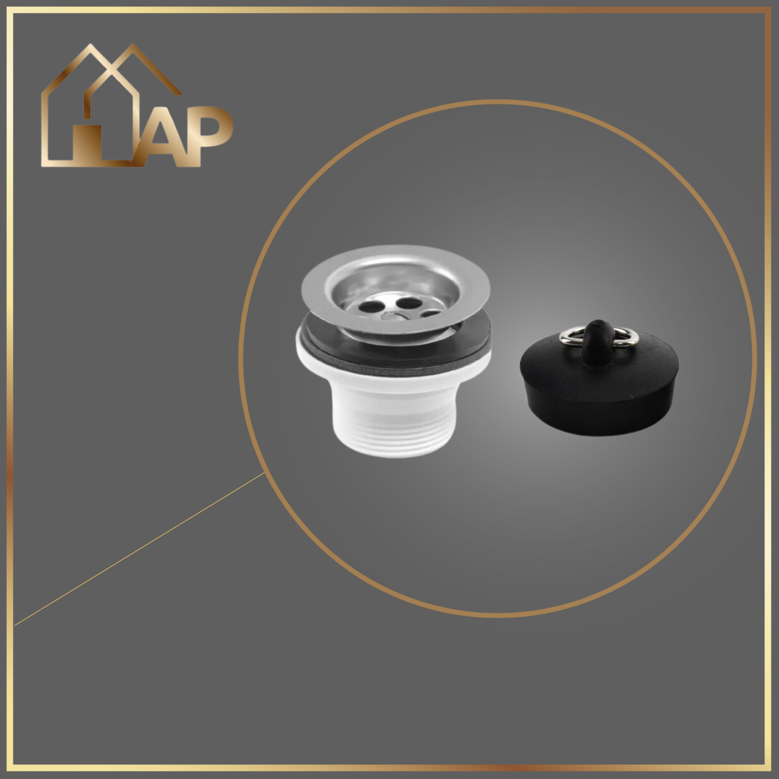 ZLEWOZMYWAK 80x60 BIAŁY DWUKOMOROWY Z OTWOREM NAKŁADANY NA SZAFKĘ SYFON Linia Akrylowe