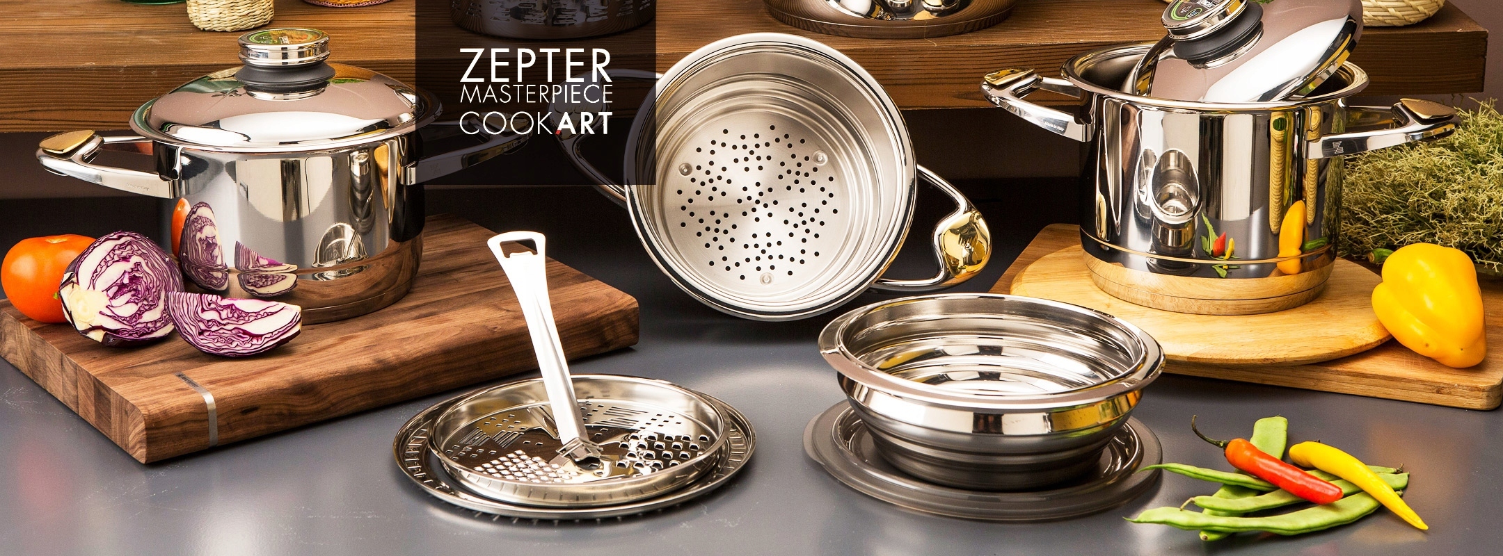 Patelnia Zepter polerowana 2L śred. 24cm Marka MPM