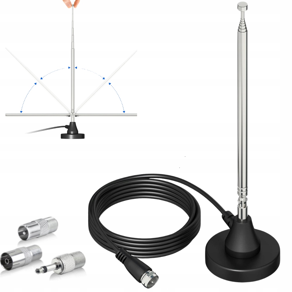 UNIWERSALNA ANTENA POKOJOWA RADIO TELESKOPOWA DO WZMOCNIENIA SYGNAŁU