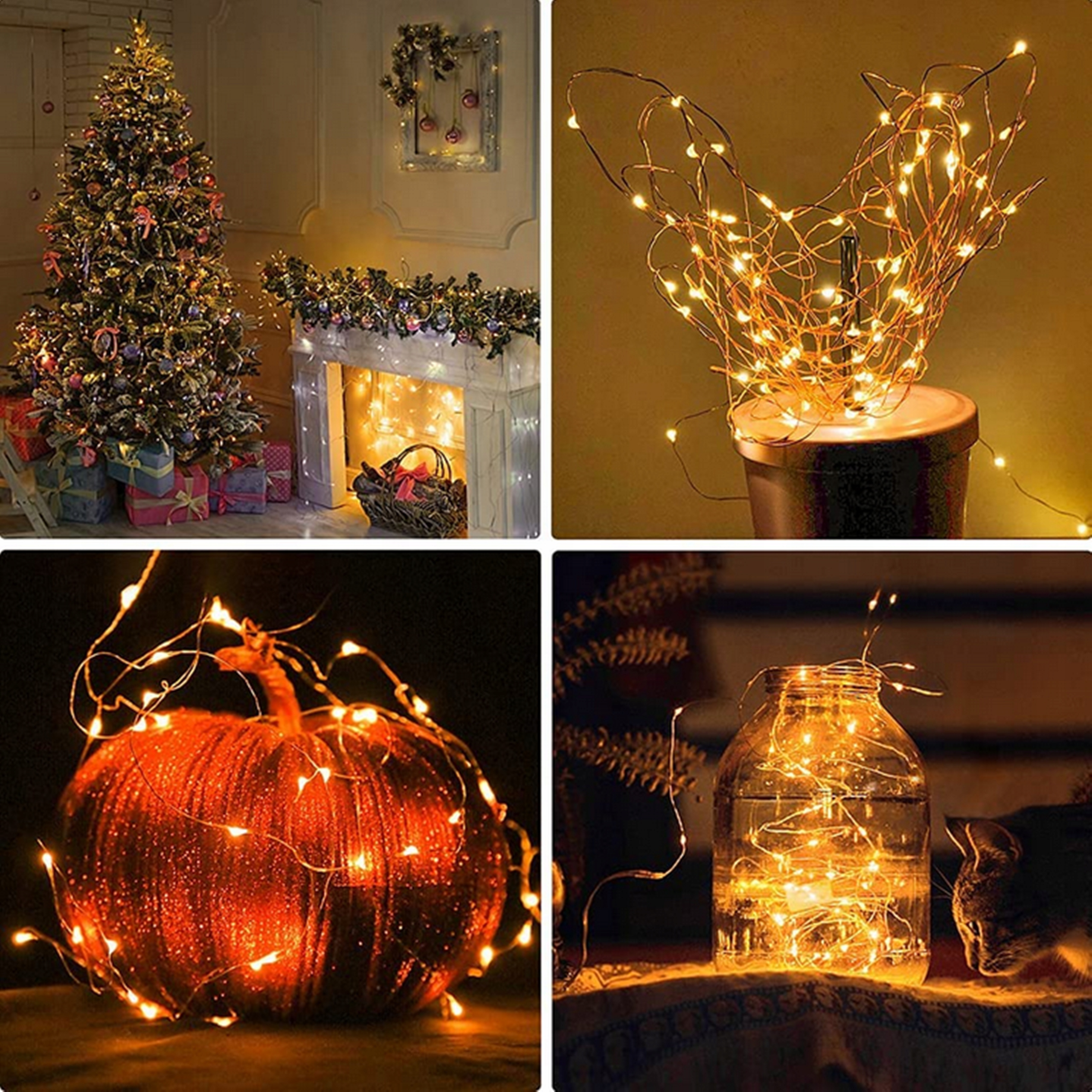 GIRLANDA SOLARNA DRUCIK LAMPKI OGRODOWE OZDOBNE NA CHOINKĘ 100 LED SOLARNE Informacje dodatkowe czujnik zmierzchu lampa solarna