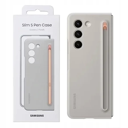 Originální Pouzdro Pro Samsung Galaxy Z FOLD5 Slim S Pen Pískové Pouzdro