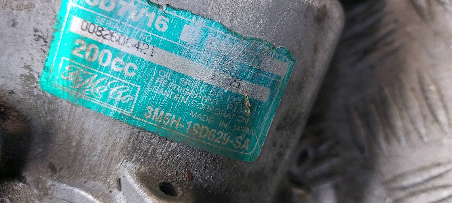 kompresor klimatizaci MAZDA 3 a BK 1.6 D 3M5H-19D629-SA