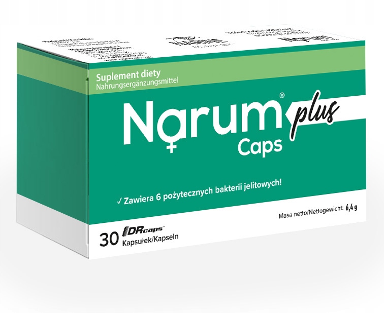 Narum Plus | 30 kapsułek | Probiotyk | Narine