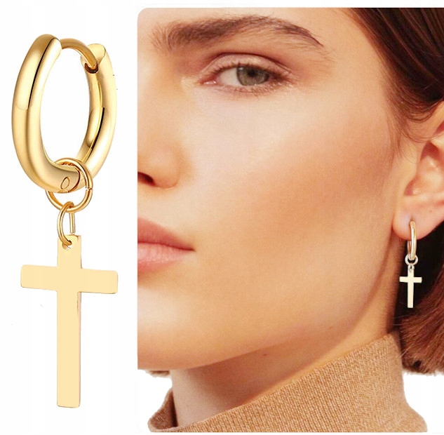 

Kolczyk Złoty Krzyżyk Stal Chirurgiczna 16 L