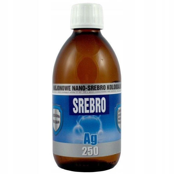 

Niejonowe srebro koloidalne Ag 250 300ml Pro Aktiv