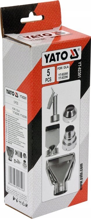 KOŃCÓWKI DO OPALARKI ZESTAW + DO SPAWANIA PLASTIKU Marka Yato