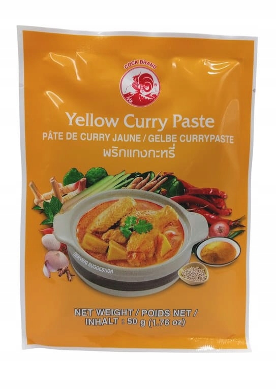 

Żółta pasta curry Cock 50g