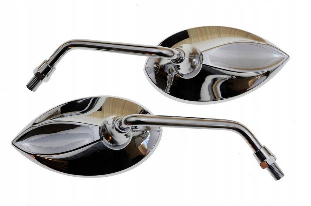 JY133-1 - Універсальні хромовані дзеркала M10 10mm CHOPPER