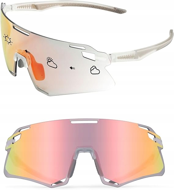 Sportovní cyklistické brýle Rockbros UV400 Hd Velmi Elastické