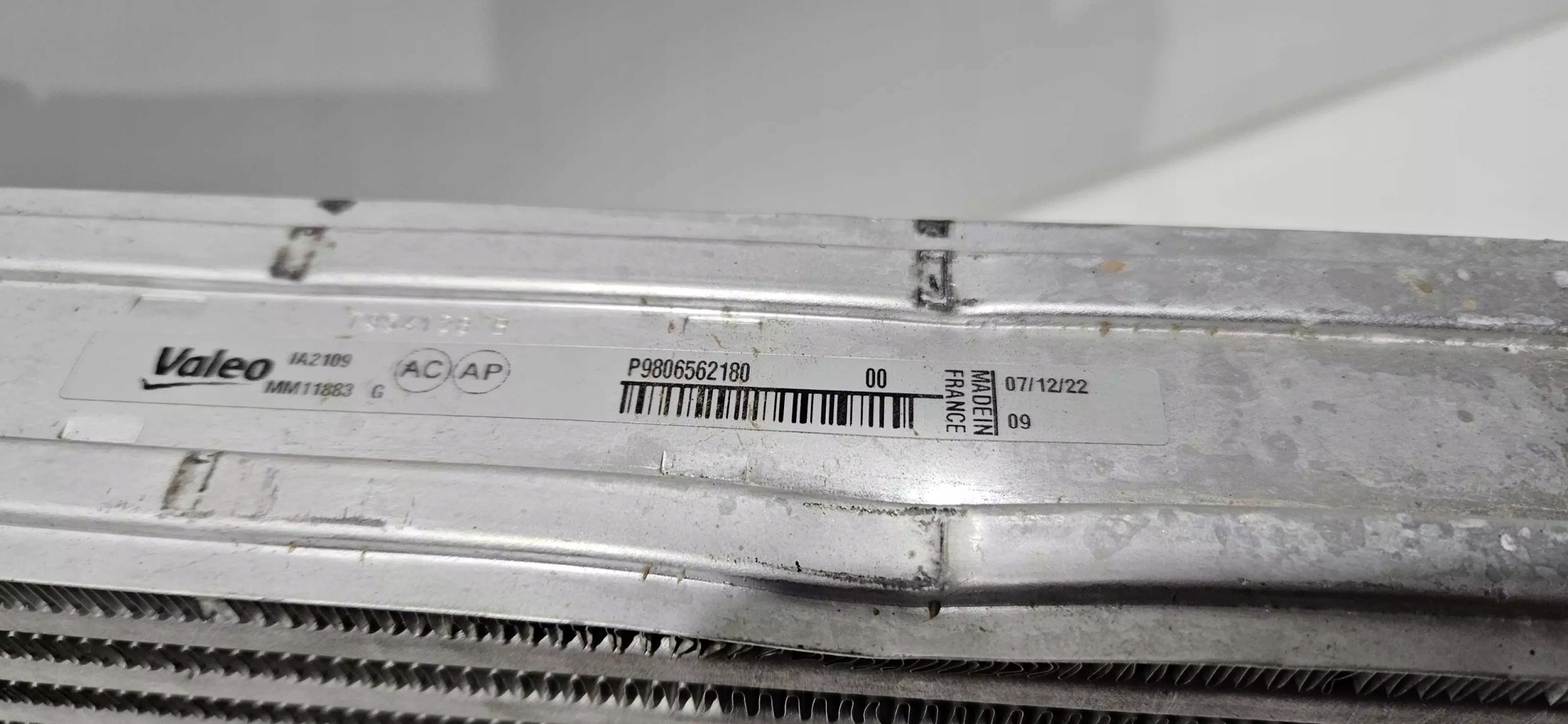 Kühler luft INTERCOOLER PROACE JUMPY 16