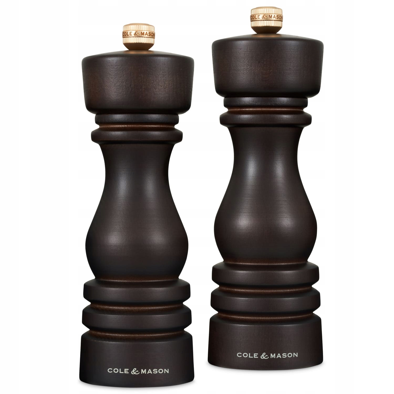 Sada mlýnků na sůl a pepř London Chocolate Wood 18 cm