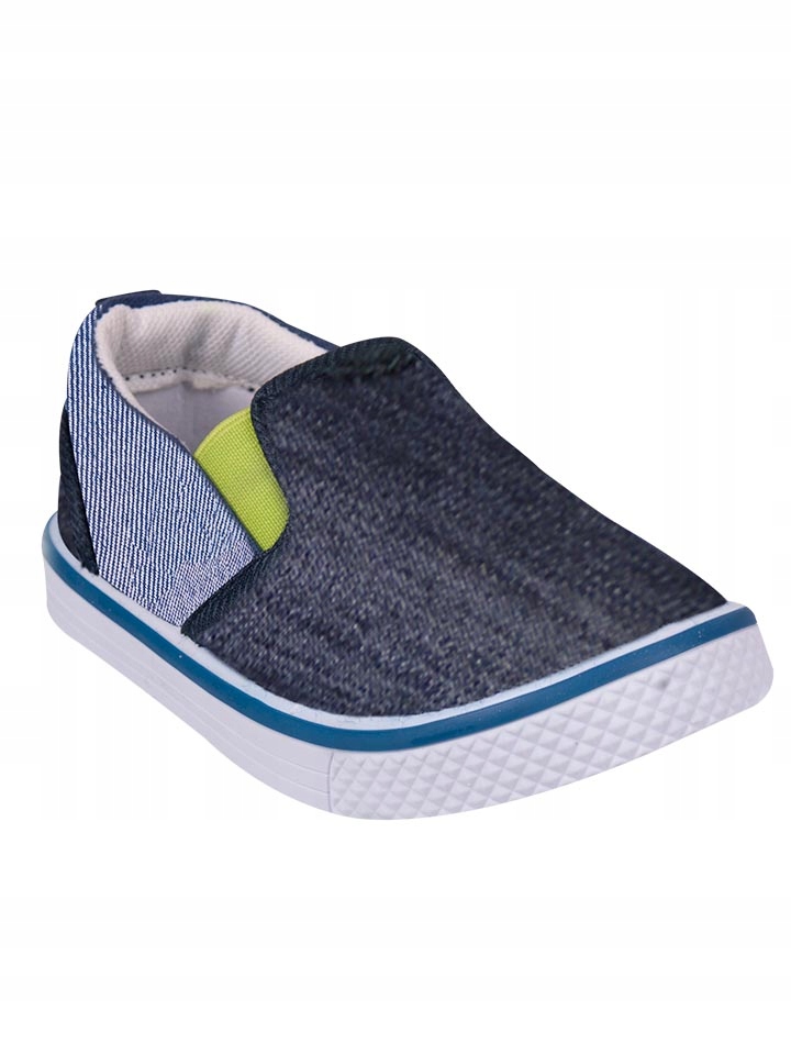 

Trampki chłopięce jeansowe Granatowe prążki roz 25