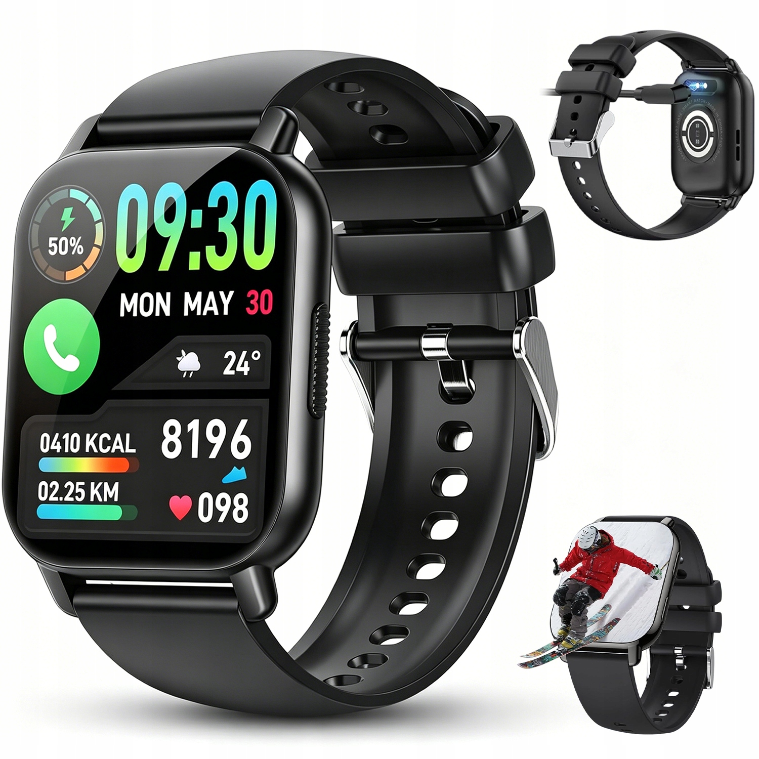 Chytré Hodinky Y6 Pro 1,85 Palce Bluetooth 5.4 111 Sportovních Režimů