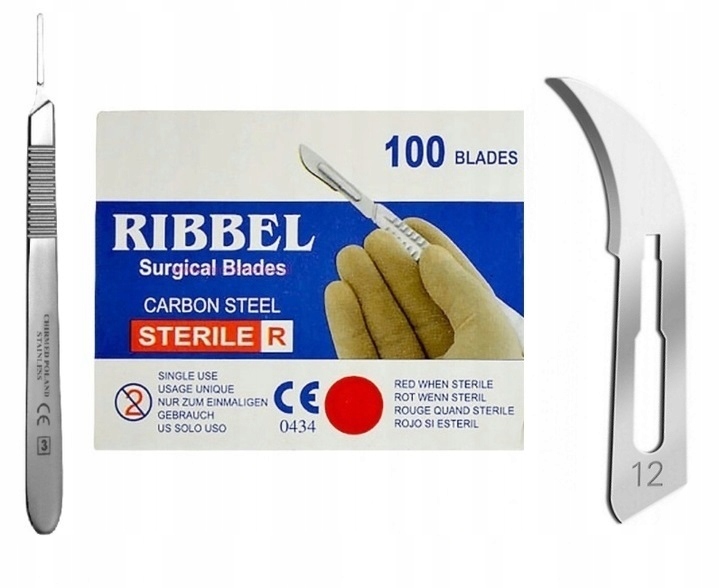 

Ostrze Skalpel Chirurgiczny Ribbel NR.12 Trzonek
