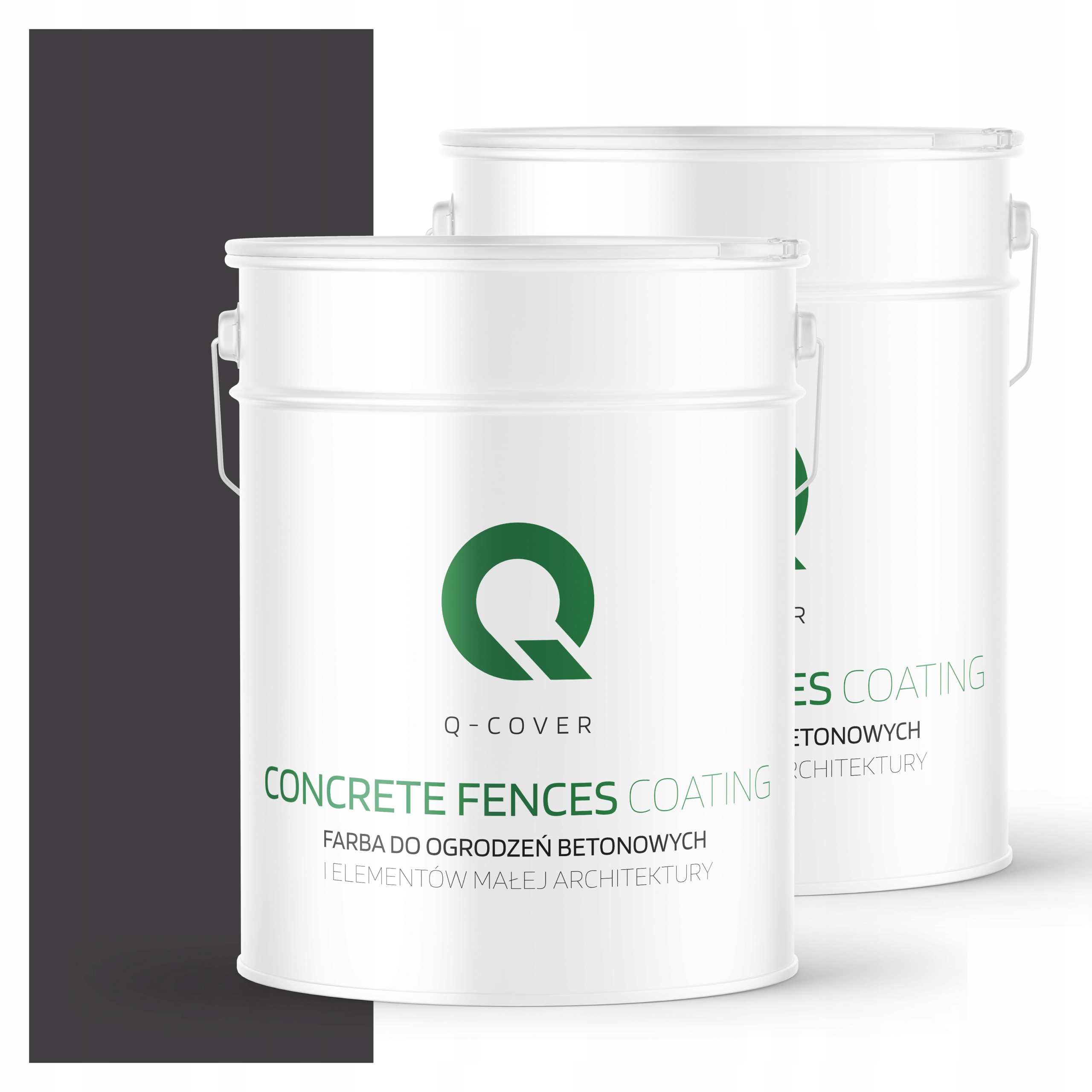 Farba Na Maľovanie Plotov A Betónových Kvetináčov Farba Čierna 10 L