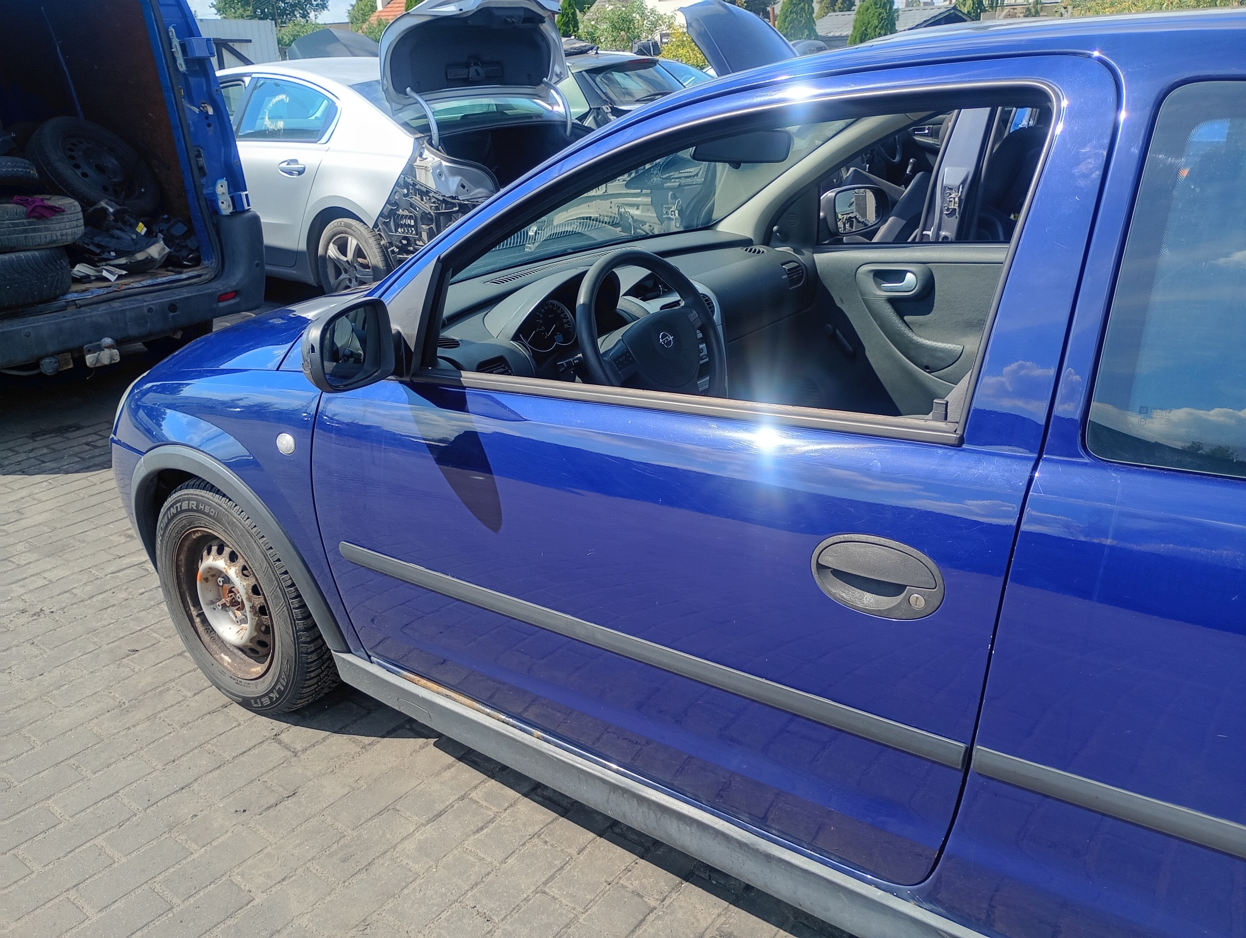 door left front front Opel Corsa C 00-09 kod lakieru Z20Z