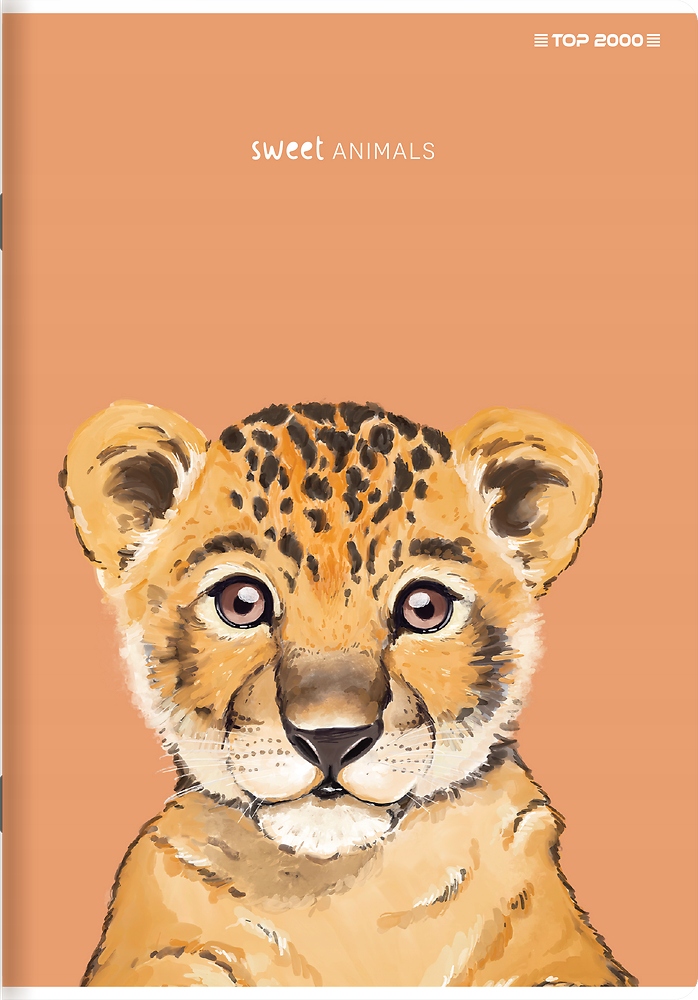 ZESZYT DO SŁÓWEK TOP 2000 SWEET ANIMAL A6 16 KARTEK KRATKA MIKS WZORÓW Liczba kartek 16 szt.