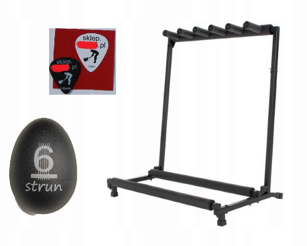 

Statyw 5 Gitar Stojak Gitarowy Składany Metalowy