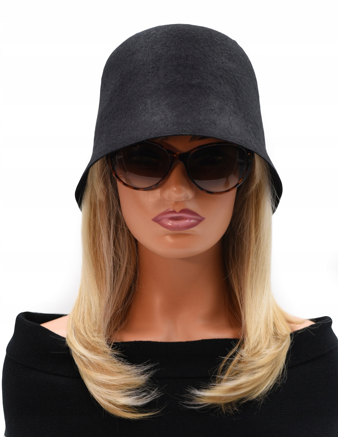 

Czapka damska kapelusz Filc Wełna bucket