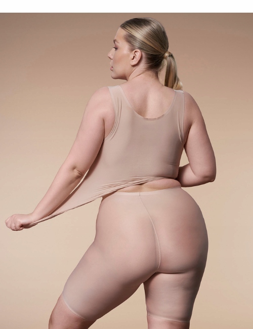 Bermudy Flexi One - beżowe S-XL Kolekcja FEEL FLEXI REGULAR