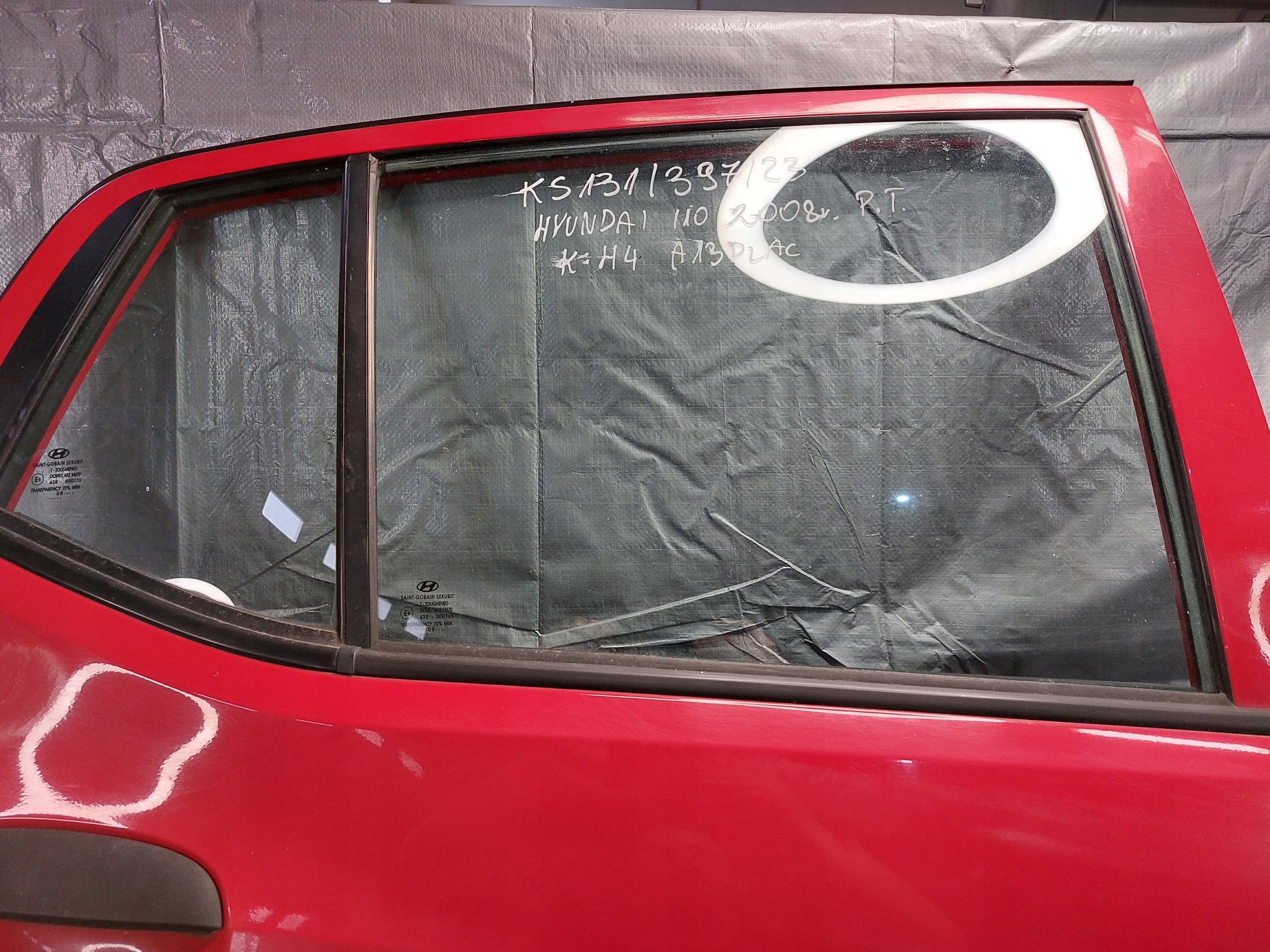 door right rear. HYUNDAI I10 H4
