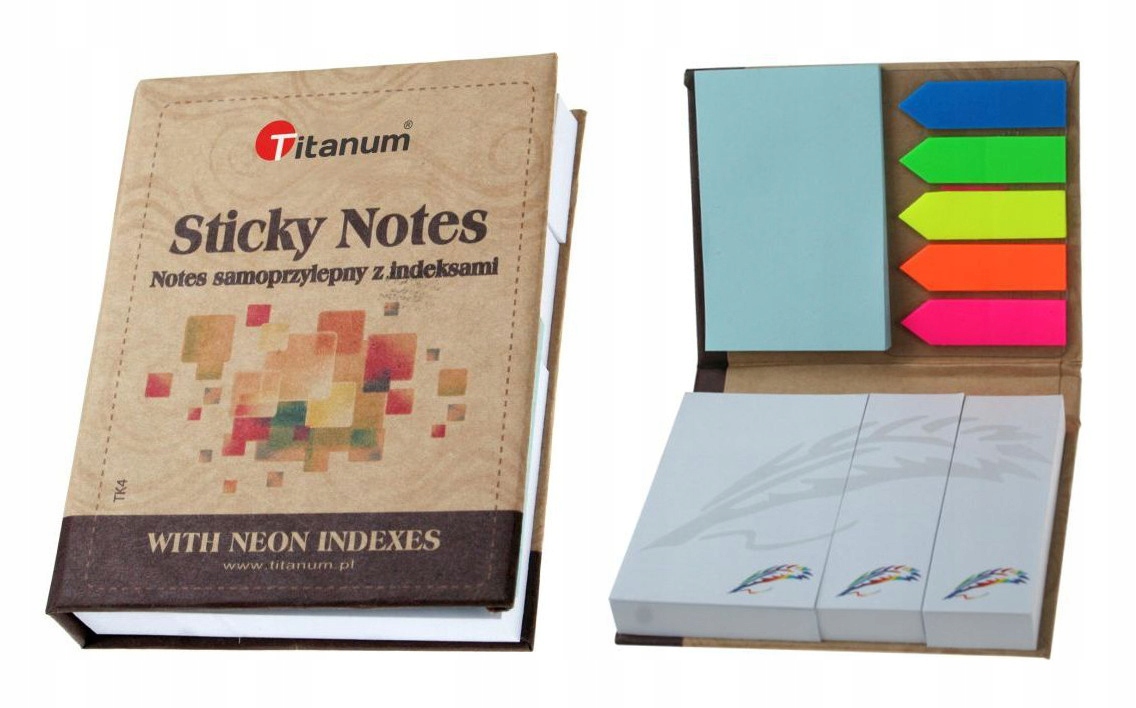

Notes A7 karteczki samoprzylepne fiszki Pp 450el