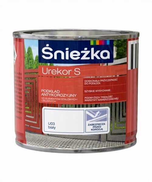 

Śnieżka Urekor S 0,2L Podkład Antykorozyjny Biały