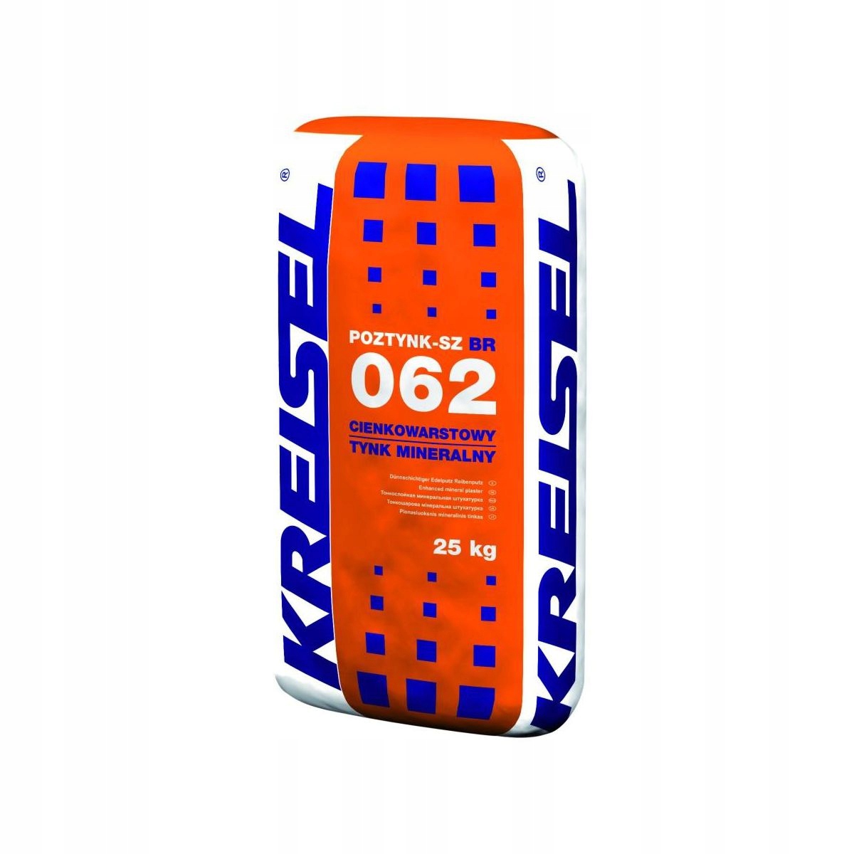 Tynk Kreisel 062 25 kg baranek 2mm biały