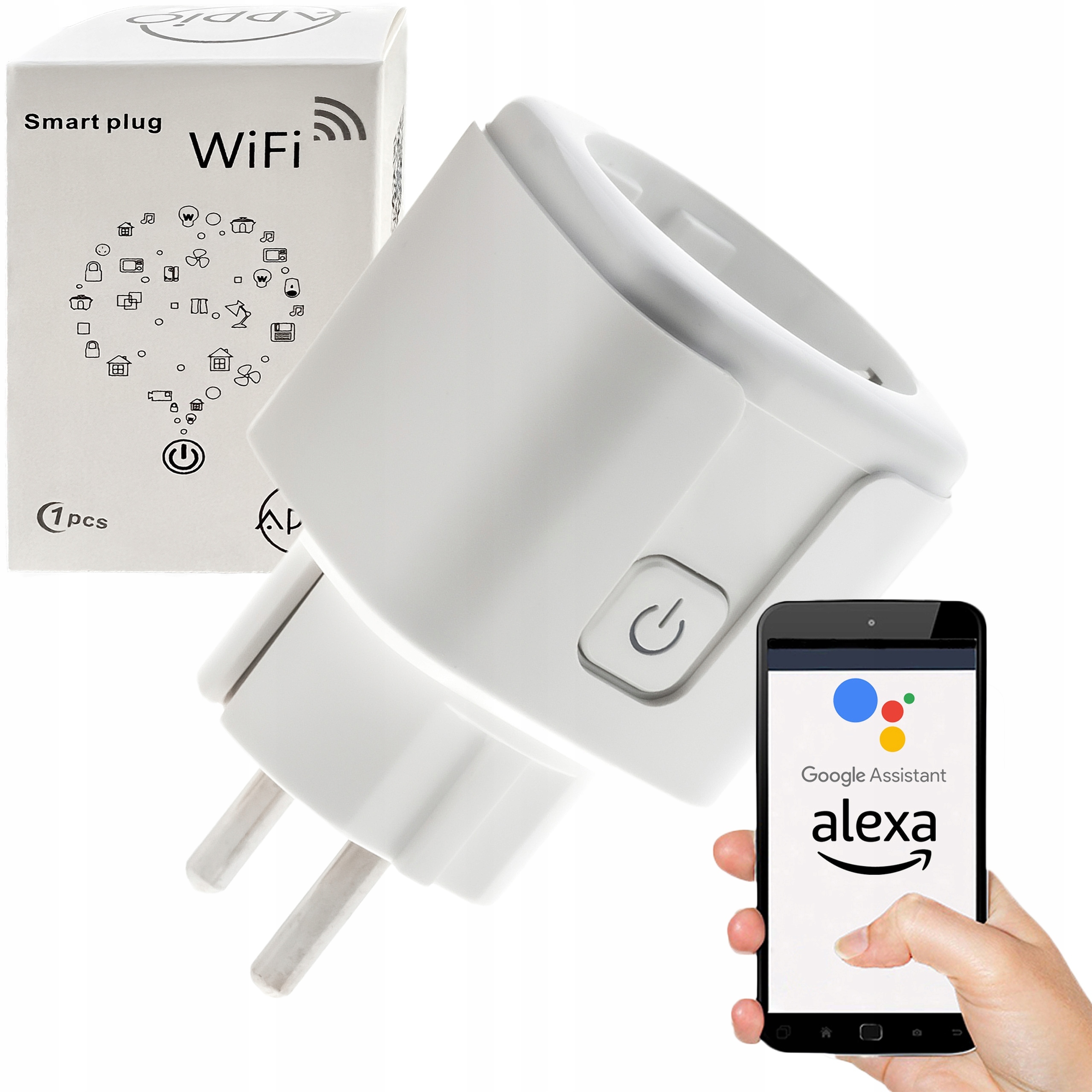 

Programator Czasowy Smart Wifi Tuya Plug Watomierz