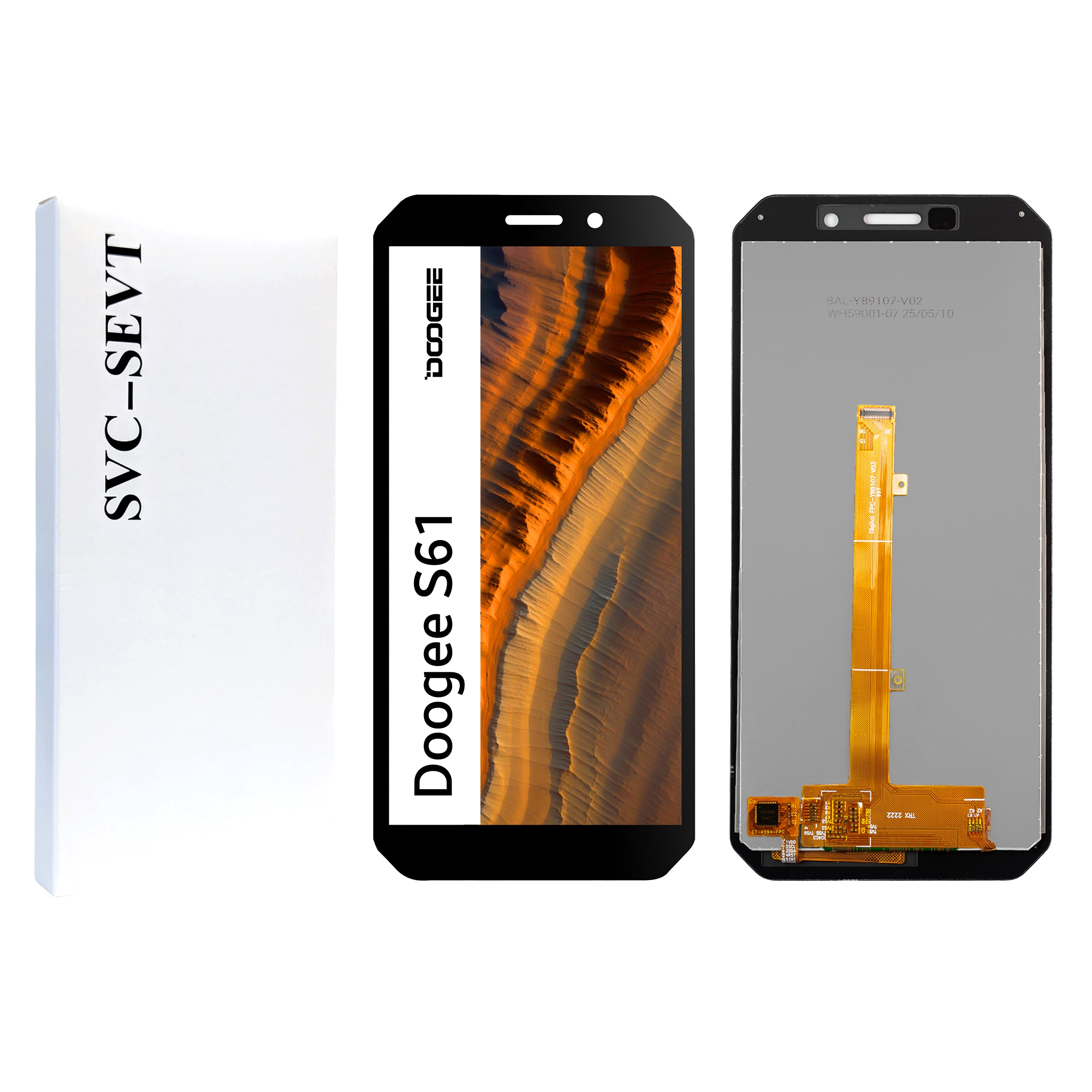 Displej pro Doogee S61 Originál Zila Display Panel LCD