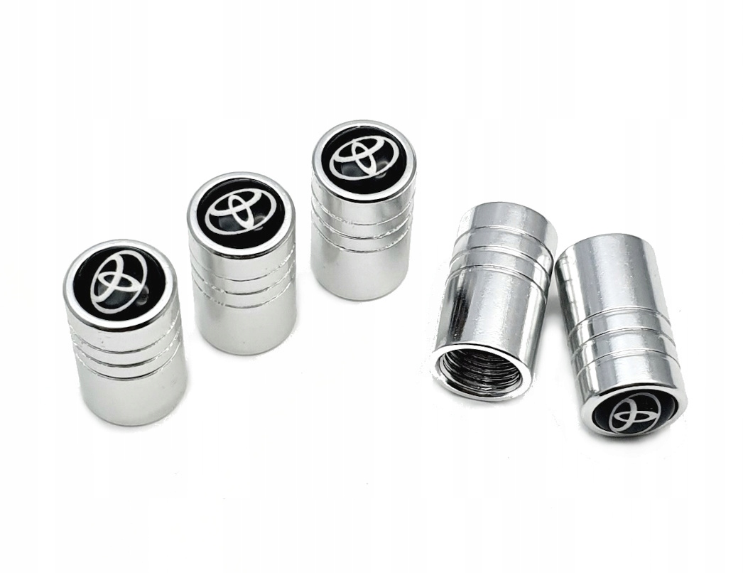 

Nakrętki na wentyle kapturki Toyota srebrne tuning