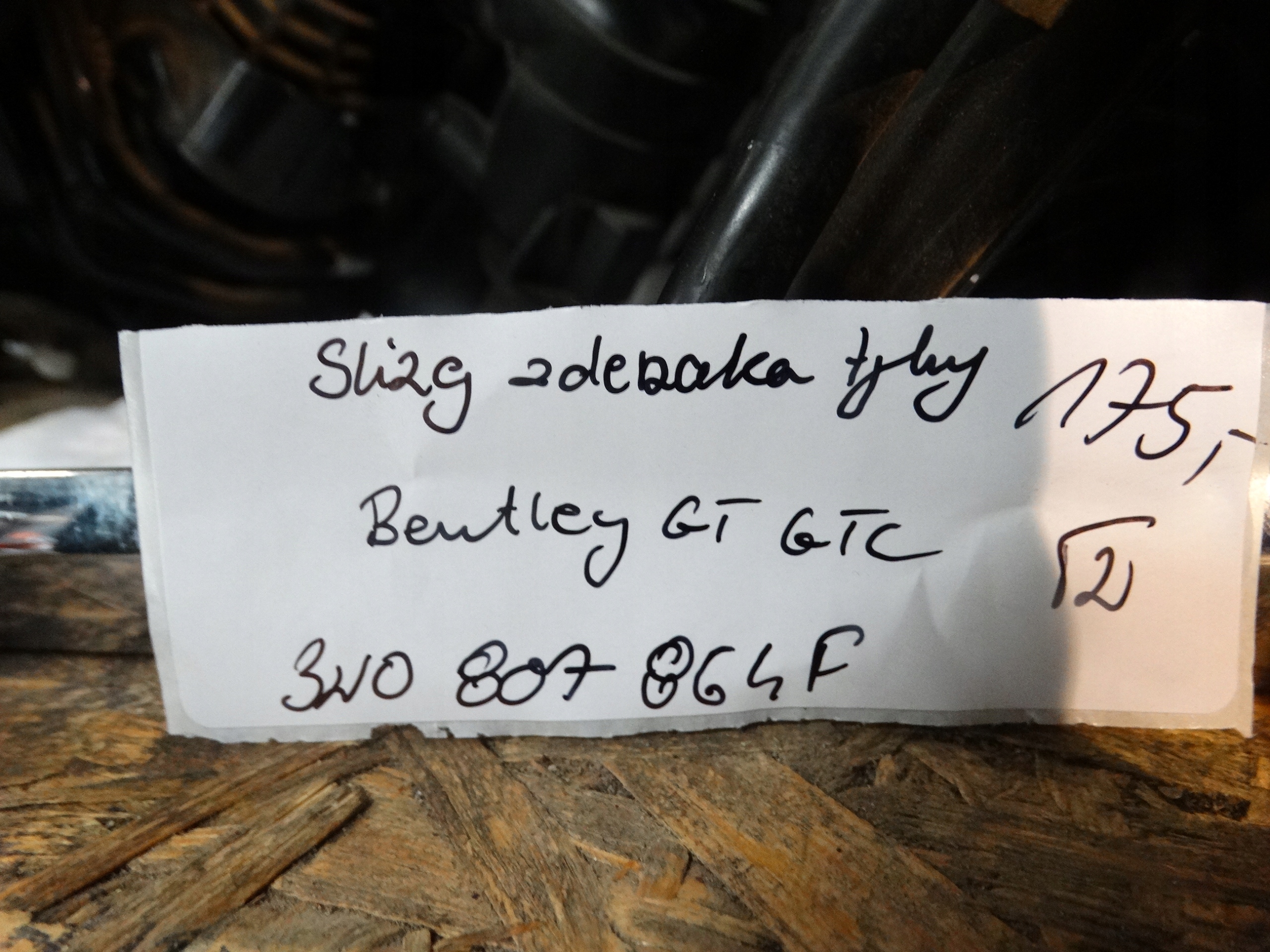IDEALNY bumper bracket rear BENTLEY GT GTC 1