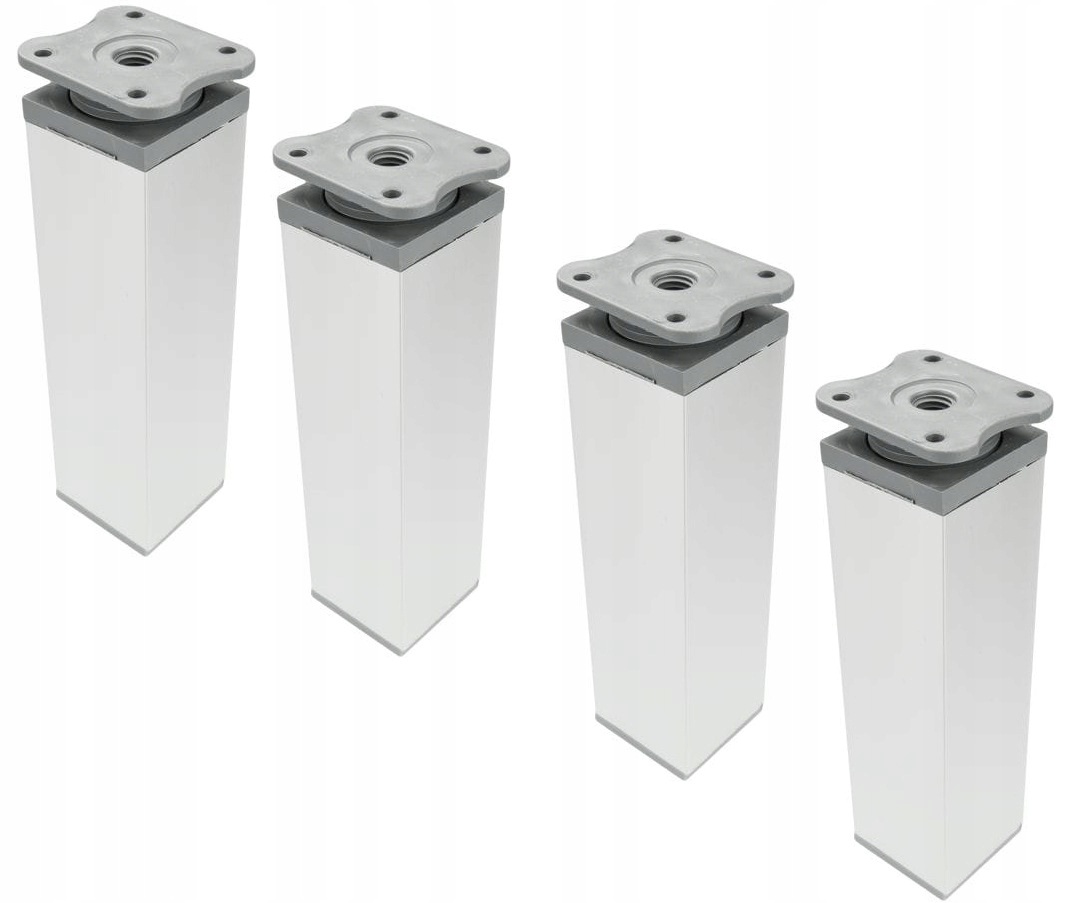 

4x Nóżki Stopki Aluminiowe Meblowe Regulowane H150