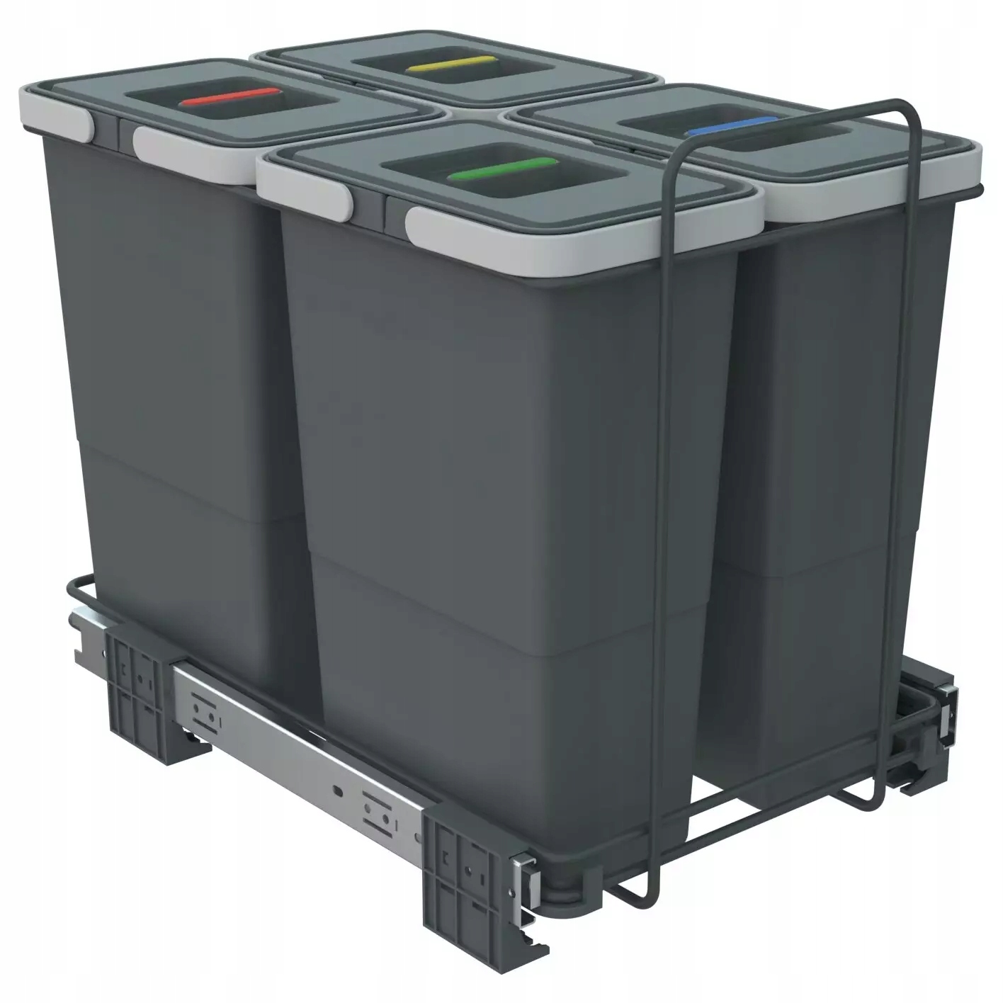 Levně Odpadkový koš do skříňky 40 cm Ecofil, 4 x 8 l