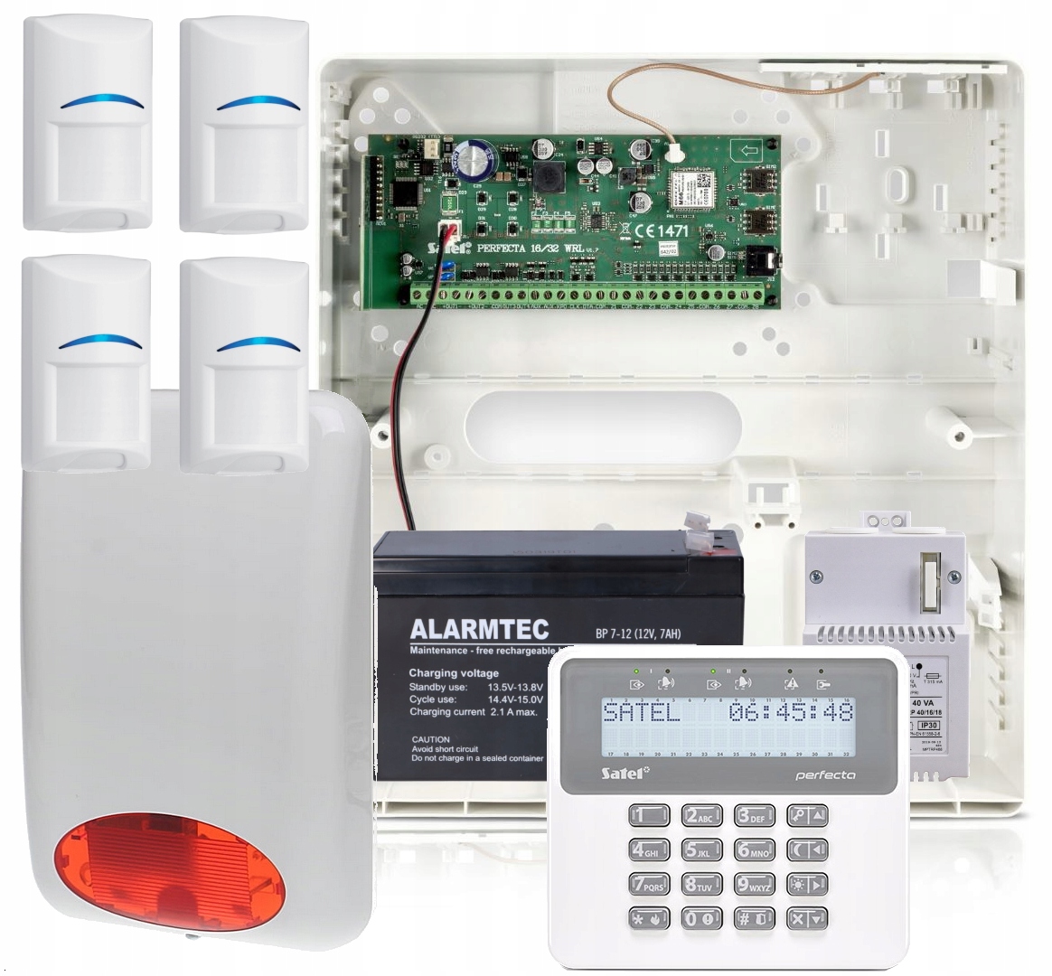 Alarmová sada Satel perfecta 16 Gsm Set-a +4xPIR