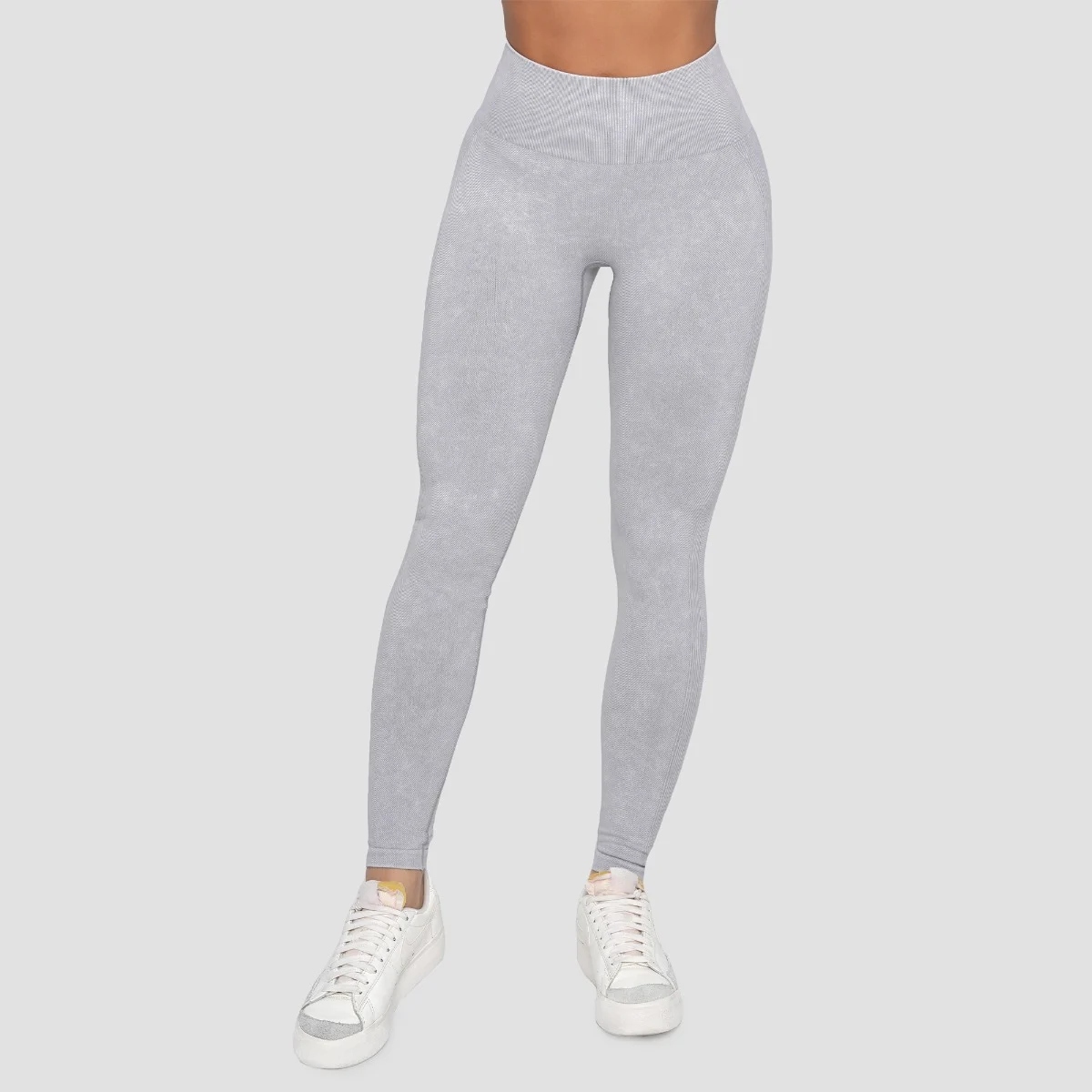 Bezszwowe damskie legginsy Lift Grey GymBeam rozmiar S