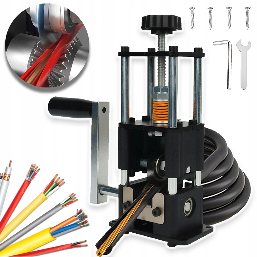 Korovací Stroj Pro Kabelové Vodiče Odizolovač 0.5-1 MM² Nový Model