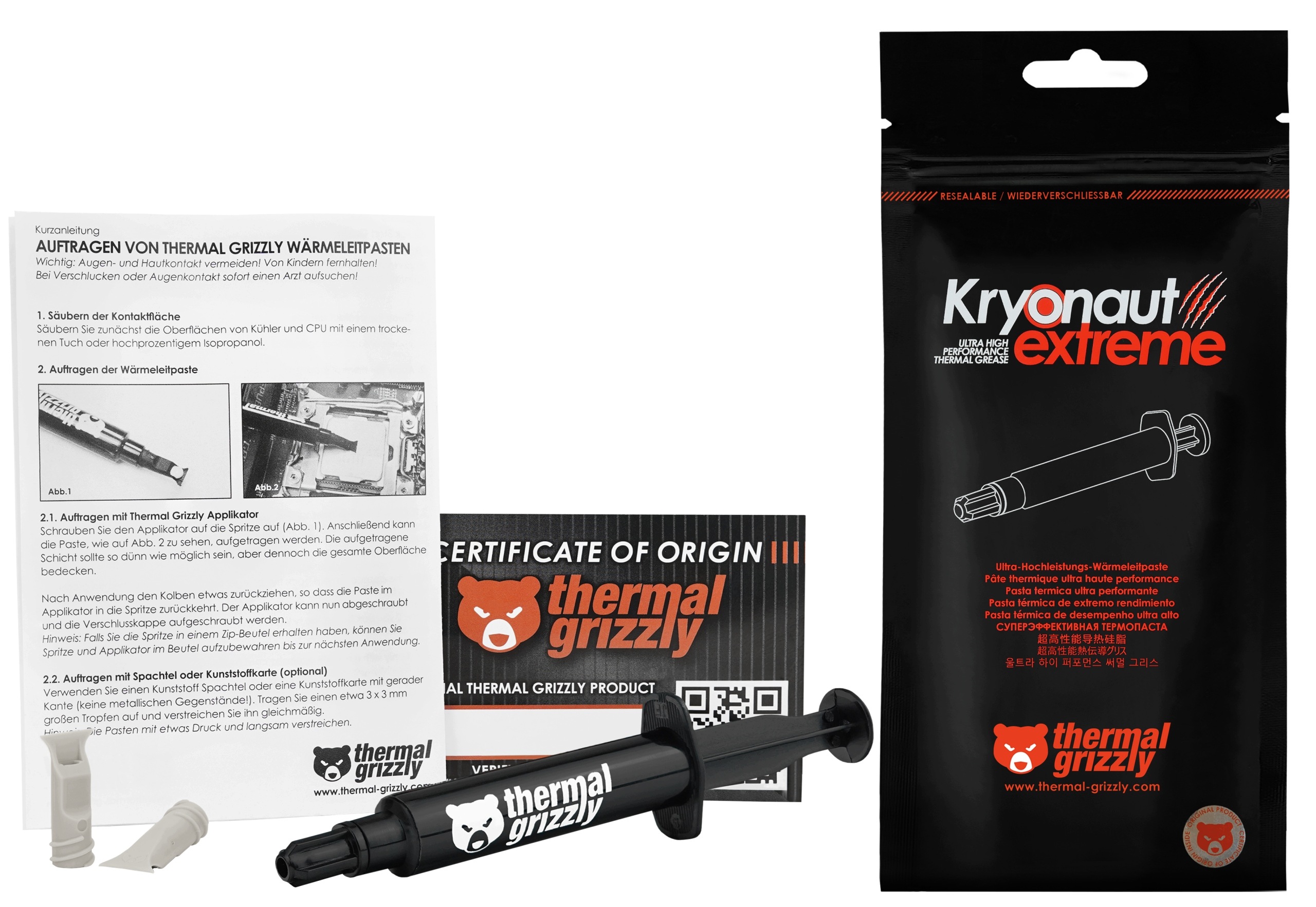 Thermal Grizzly Kryonaut Extreme 6 g teplovodivá pasta pro procesor