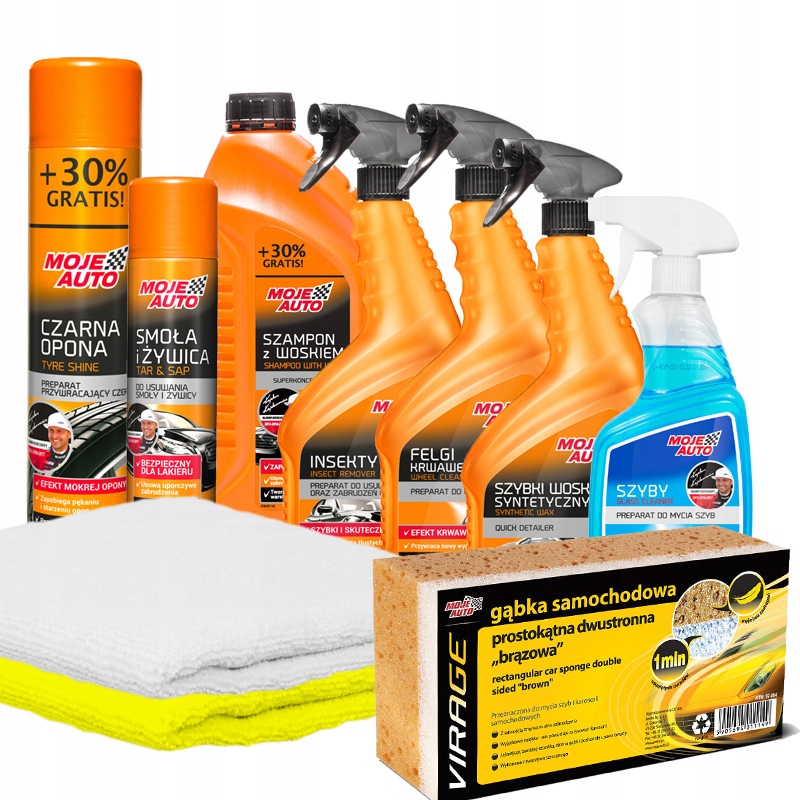 Moje Auto Sada Automobilové Kosmetiky+bonus