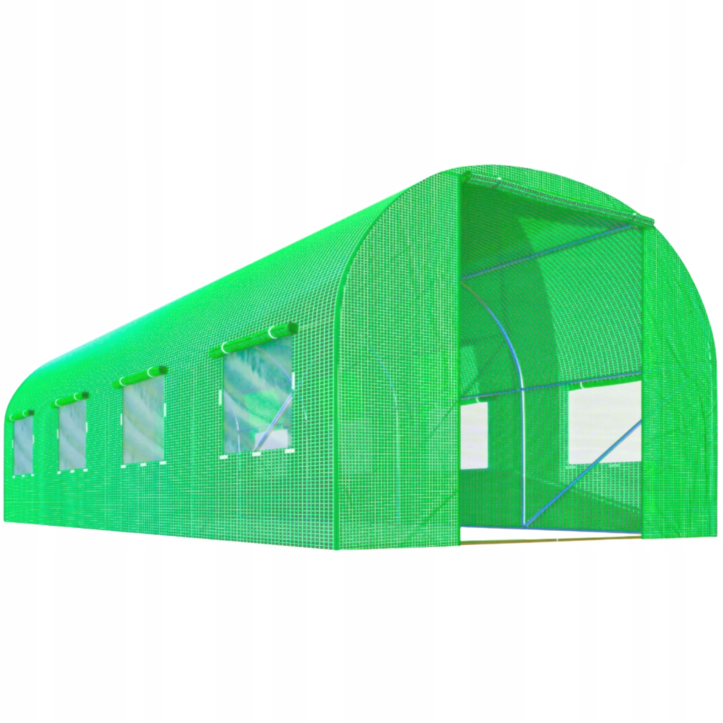 TUNEL FOLIOWY OGRODOWY SZKLARNIA DUŻY 4x2.5m FOLIAK UV-4 10m2 IMPERTOOLS
