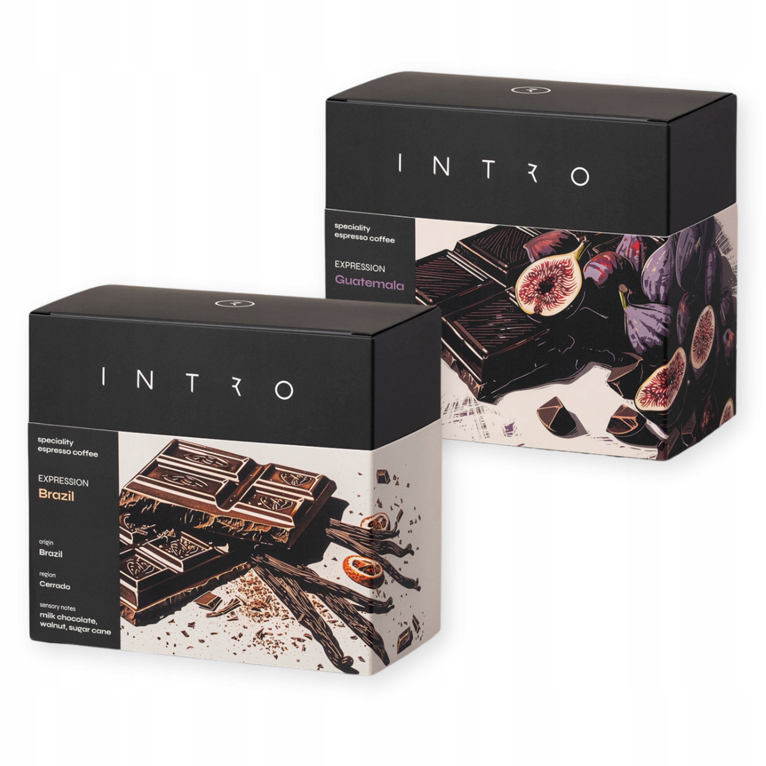 Levně Dárková Sada Káva Zrnková 2x250g Káva Speciality Čerstvě pražená Intro