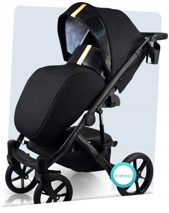 WÓZEK 4W1 BEXA AIR PRO AI16 I CYBEX ATON 5 + BAZA Rodzaj kół Żelowe