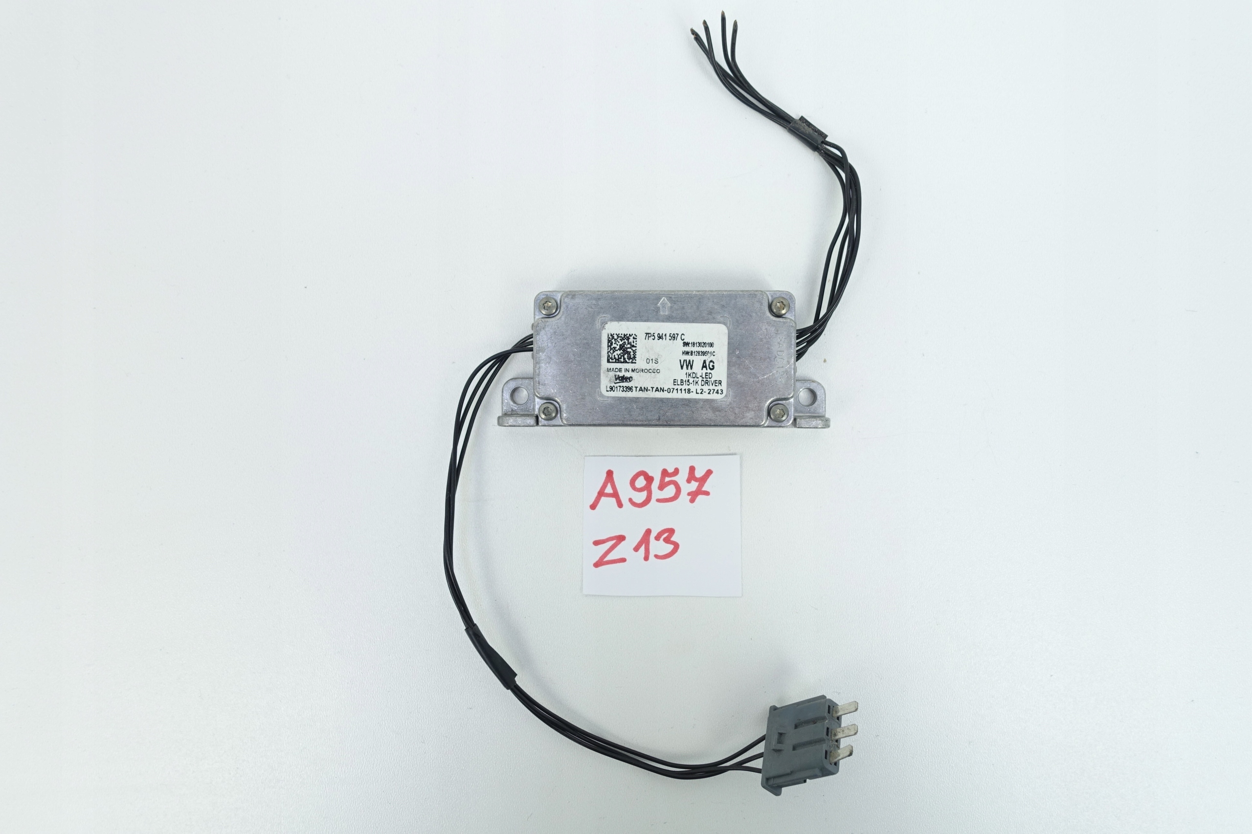 control unit module LED VW PORSCHE 7P5941597C