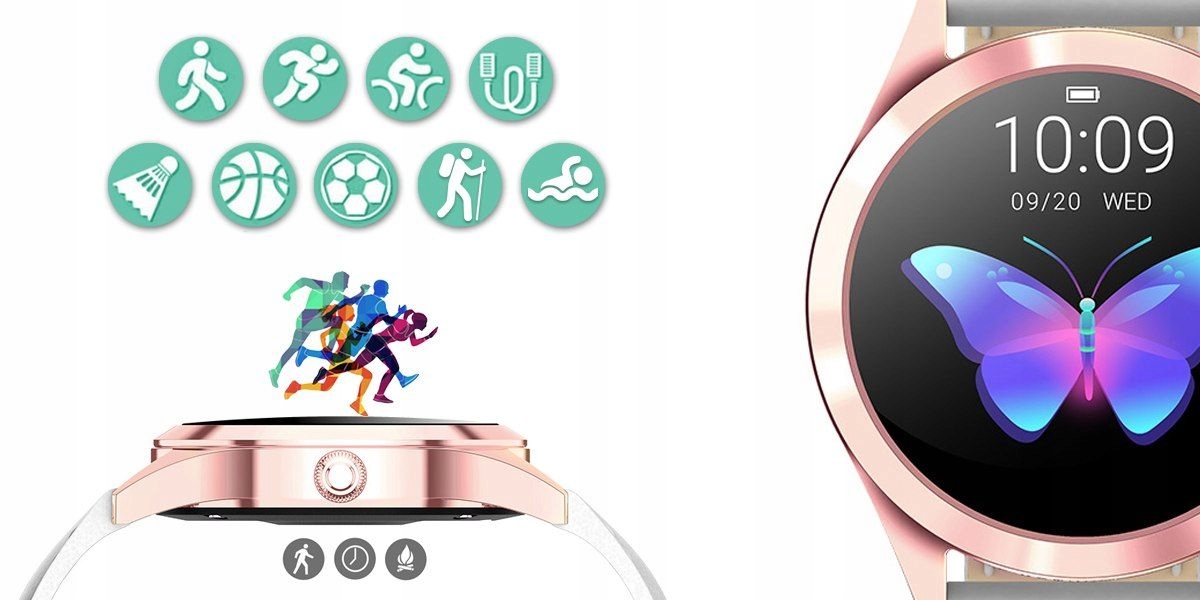 Damski SMARTWATCH G.Rossi SW017-5 Grubość koperty 10.5 mm