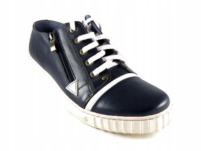 TRAMPKI Z ZAMKIEM SKÓRA NATURALNA WYRÓB POLSKI 42 Marka Moskała