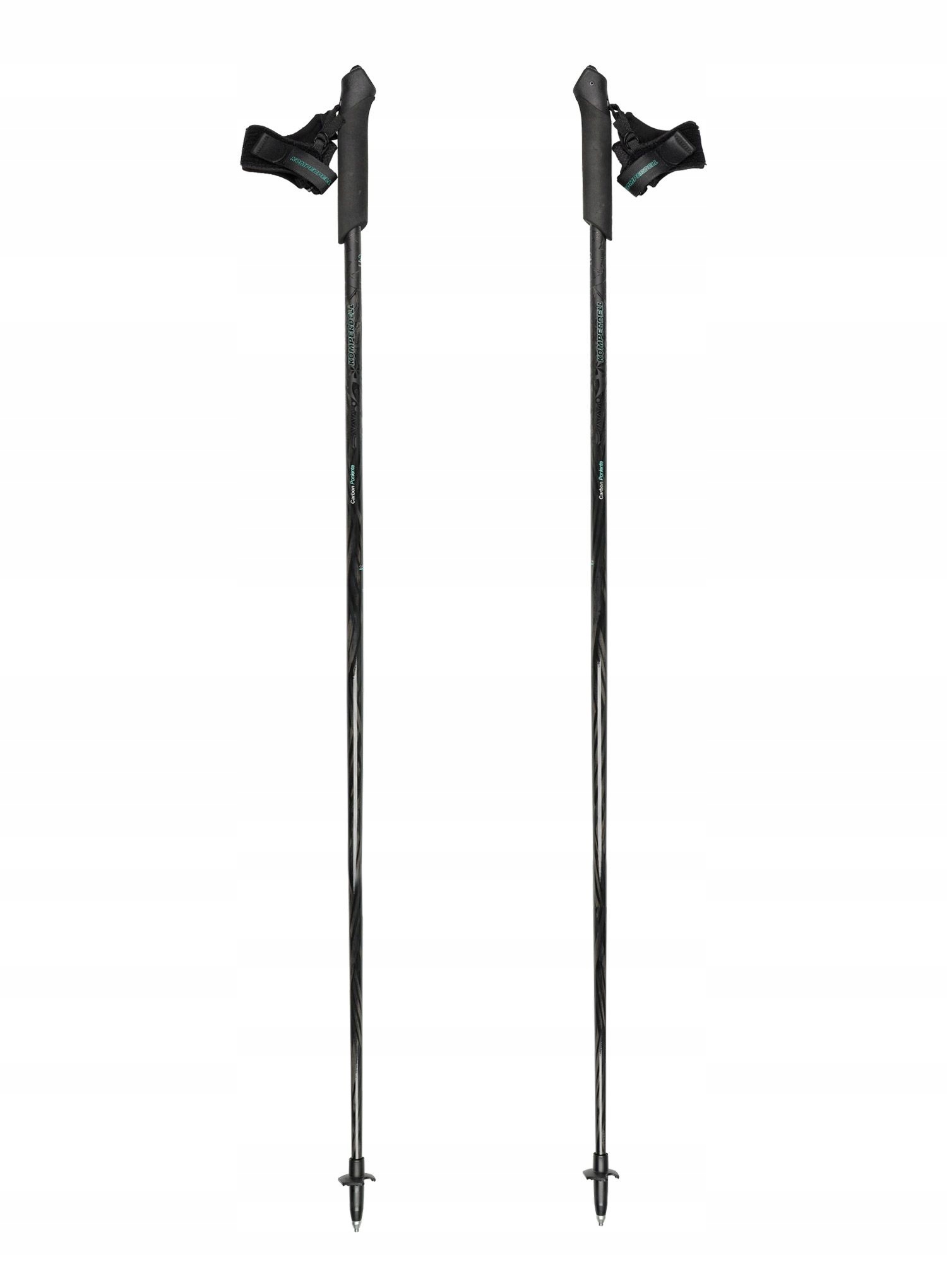 Hole na nordic walking Komperdell Poniente Carbon Pure černé 105 cm